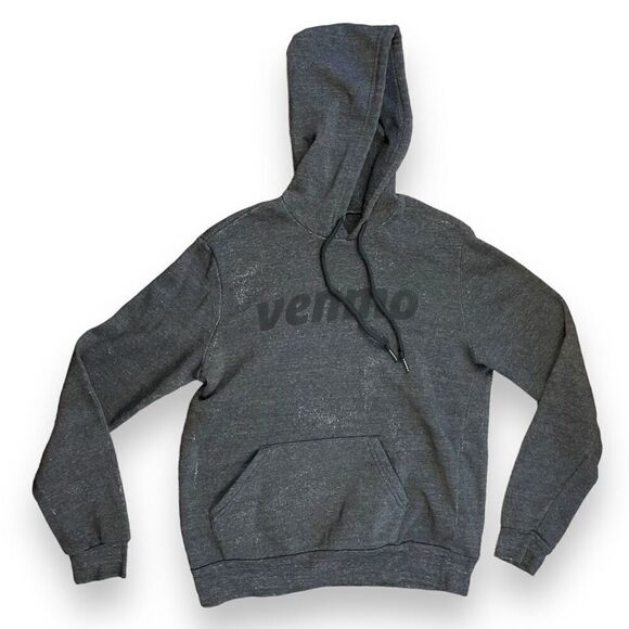Alternative Heather Gray Venmo Hoodie Sz M - Picture 2 of 12